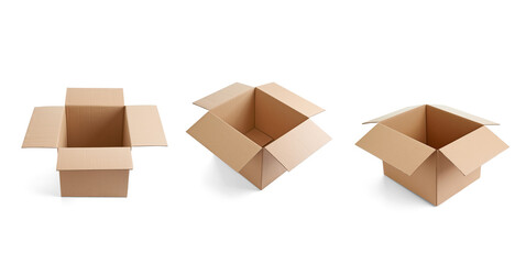 box package delivery cardboard carton packaging isolated shipping gift container brown send transport moving house relocation