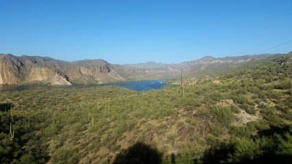 view of the mountains