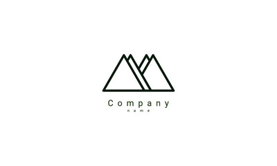 mountain logo template, mountains