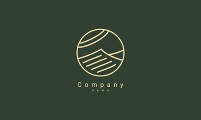 mountain logo template, mountains