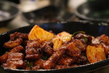 양념삼겹살구이