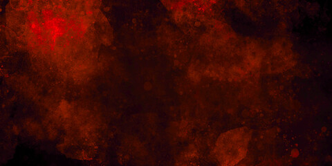Red grunge texture and Old wall texture cement black red background abstract dark color design are light with white gradient background.	
