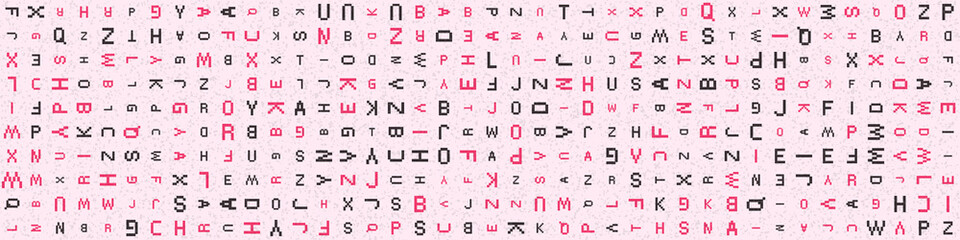 Abstract Geometric Pattern generative computational art illustration