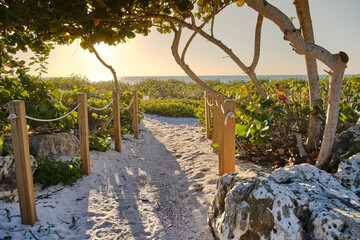 Strandzugang durch die D&uuml;nen in Captiva (Florida, USA)