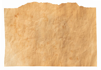 background with texture of old brown grunge striped paper isolated on white background	
