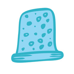 Thimble for sewing. Modeling tools. Vector illustration