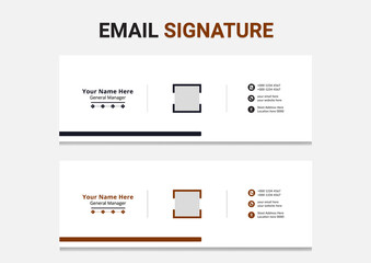 Creative and professional Personal email signature templates