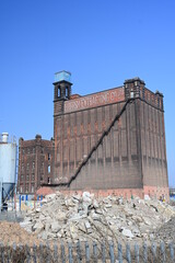 former British Extracting Company silo. Hull  built in 1919  designed by Gilder & Kitchen, Linseed...