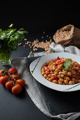 Cooked chickpeas
