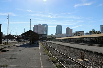 railway bridge over the river