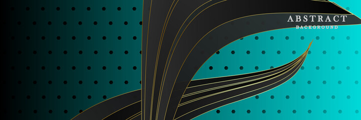 Abstract blue and black background