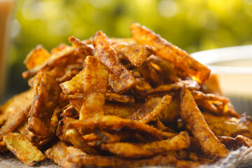 Crispy Fried Potato Chips