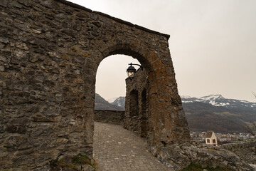 Old castle in Sargans in Switzerland
