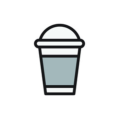 cup drink icon for website, presentation symbol 