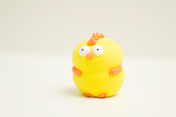 Sweet candy chicken. Spring holidays, Easter theme.