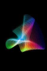 Tapeta kolorowa tęcza długa ekspozycja © Kacper