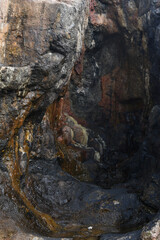 Cave entrance Porth Nanven the Cornish Coast