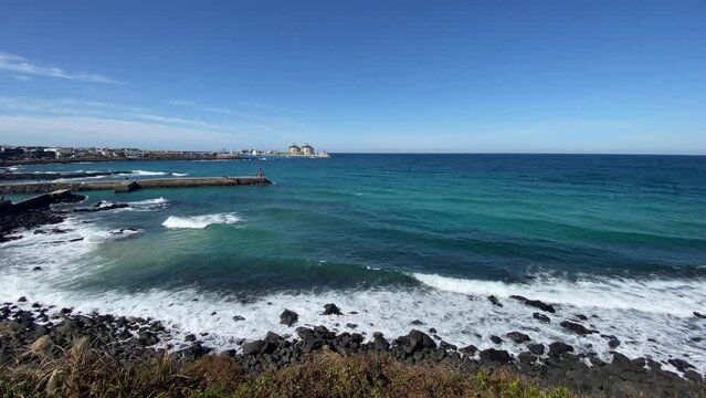 jeju ocean wave