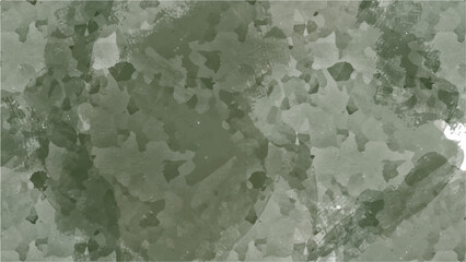 fresh green watercolor surface with splatters on white background, vector illustration