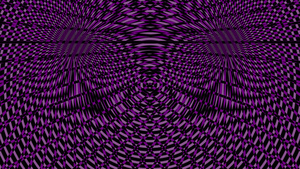 A purple geometrical graphic pattern