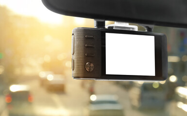 Digital video recorder car camera for safety on the road accident, Technology recorder device...