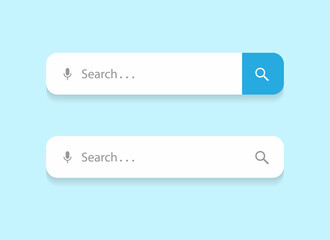Obraz premium Search Engine Bar Icon Vector of Browser App