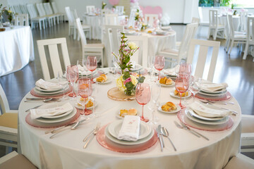 decoração de mesa de eventos