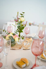 decoração de mesa de eventos