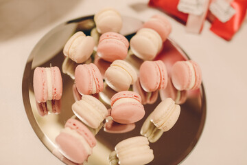 macaroons and coffee