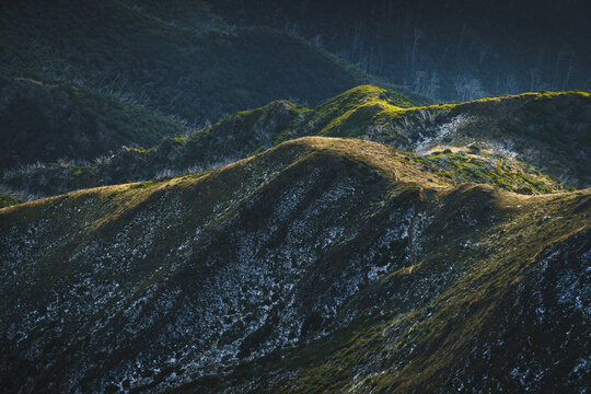 Aerial View Of The Mount Feathertop, Victoria