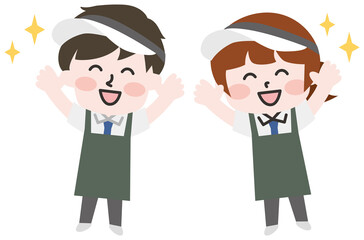 万歳飲食店スタッフ