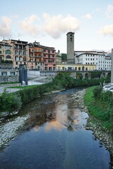 Turrite Secca torrent in Castelnuovo Garfagnana, Tuscany, Italy