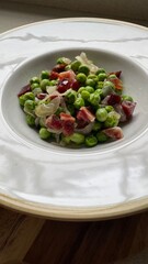 Guisantes con jamón