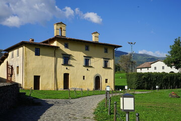 Captain's house in the fortress of Monte Alfonso in Castelnuovo Garfagnana, Tuscany, Italy