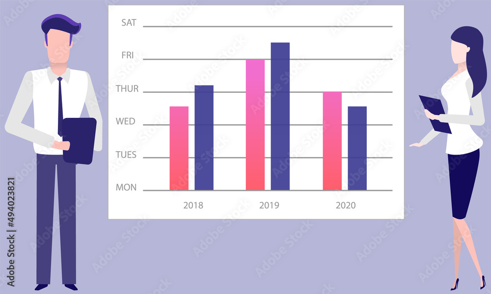 Poster analytics information and development statistics. dashboard seo optimization, digital info. presente