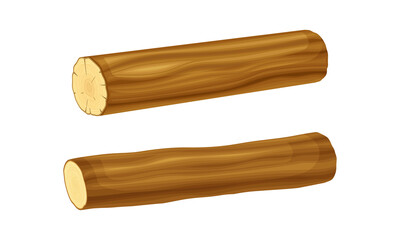 Woodworking industry materials set cartoon vector illustration on white background