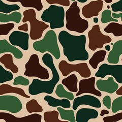 Abstraction army texture camouflage, military uniform, classic disguise pattern. Forest background. - obrazy, fototapety, plakaty