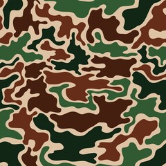 
Urban vector camouflage pattern, military texture, classic trendy background, chic fashion design.