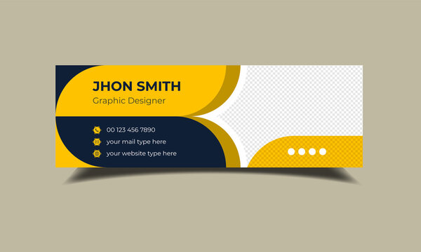 Email Signature, Corporate Email Signature Template, Web Email Signature, Email Signature Design, Modern Email Template Design