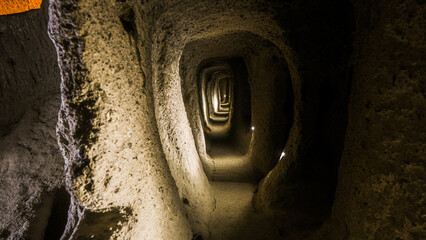 Derinkuyu underground city in Turkey