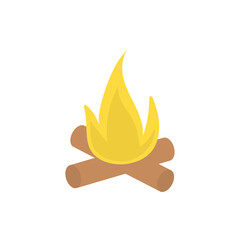 burning bonfire icon