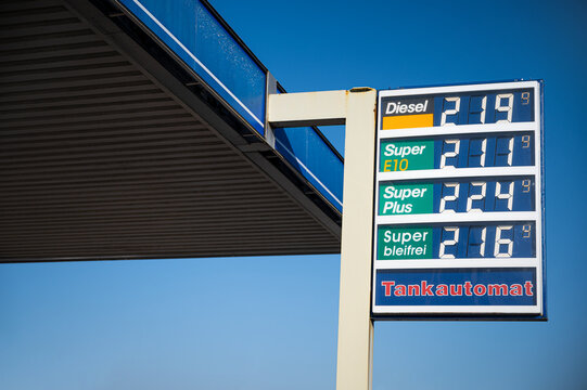 Tankstelle, teure Benzinpreise in Deutschland