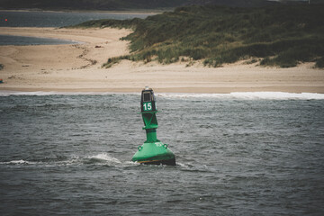 Buoy With number 15 at Sylt