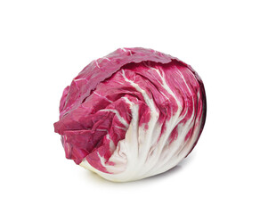 Obraz premium Radicchio, Red salad isolated on white background.