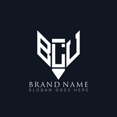 BLU letter logo design on black background.BLU creative monogram initials letter logo concept.
BLU Unique modern flat abstract vector letter logo design. 