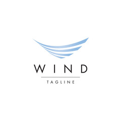 Wind. Logo template.