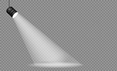 Kissenbezug Vector set of light. Light source, studio lighting, walls, png. Spotlight lighting, spotlight PNG. Light beams, light effect. © Yeliena
