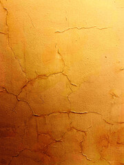 old wall cracks background dark gold