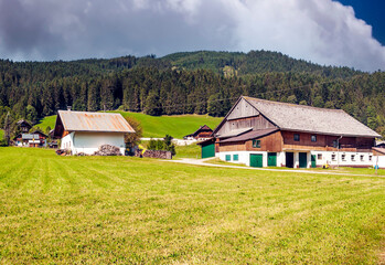 Village of Gosau in Austria