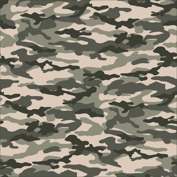 Illustration pattern Camouflage with sand colors and background military design